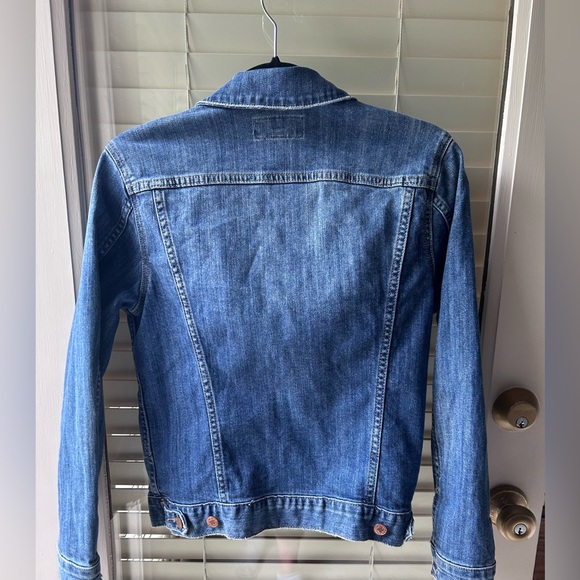 Lucky Brand Blue Denim Jacket with Buttons and Pockets in Size S - Picture 3 of 5